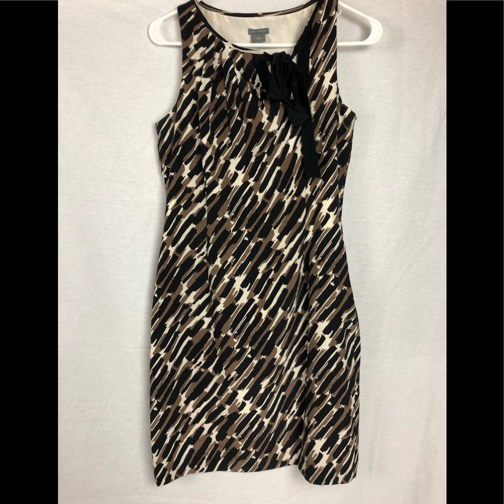 Ann Taylor neck tie dress
